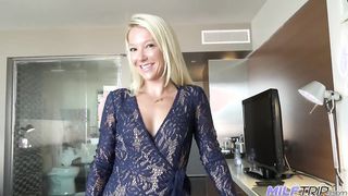 Világos Szőke milf mami rendesen meghágva