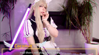 MollyRedWolf - Cosplayes kiscsaj dákót szop