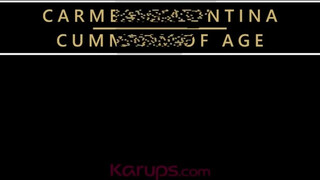 Karups - Carmen Valentina fiatal manussal kúrel