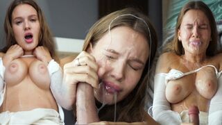 A hapsim visszatért a katonaságtól, háromszoros élvezés és tele vagyok gecivel - virtuális sex